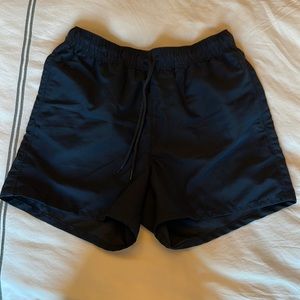 Solid Navy Bathing Suit